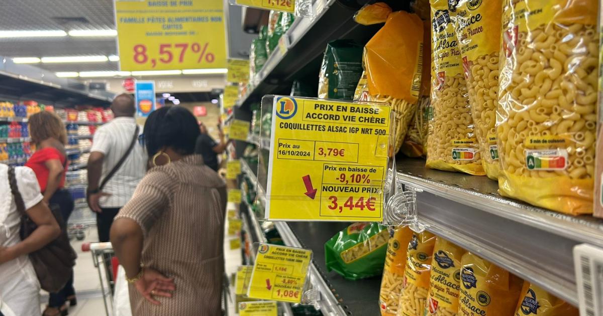     Une baisse des prix peu remarquée dans les rayons des supermarchés en Martinique

