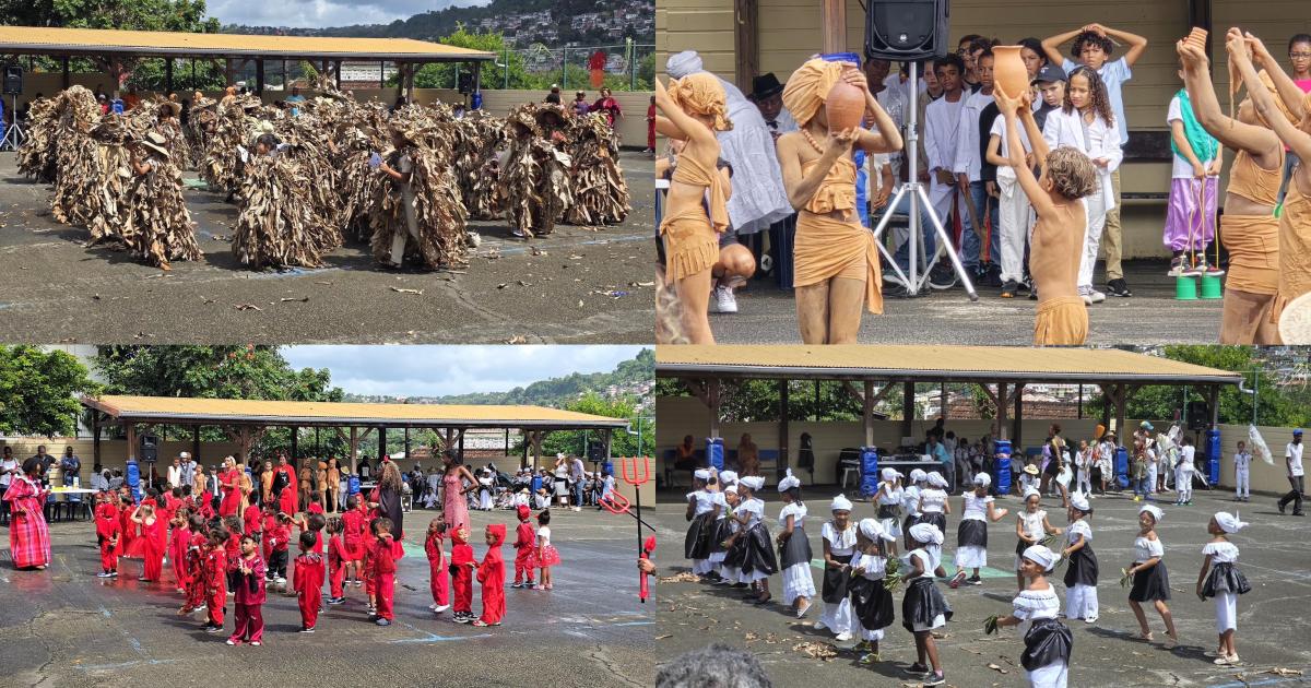     [EN IMAGES] Les personnages emblématiques du Carnaval de Martinique à l’honneur au Séminaire Collège 

