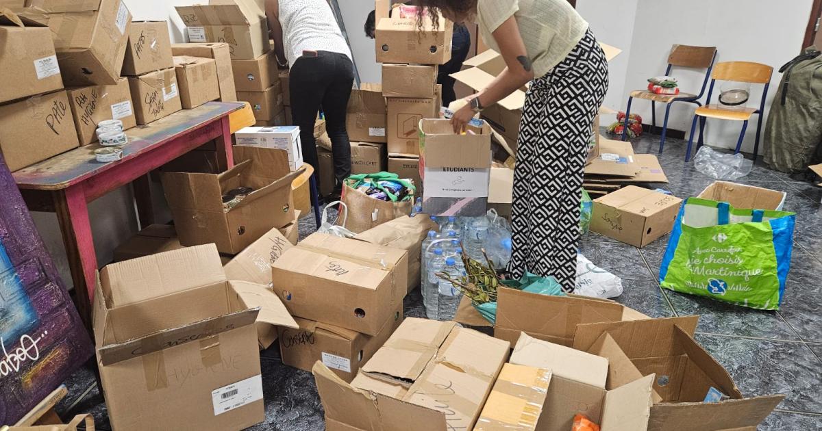     Distribution de produits alimentaires et d’hygiène aux étudiants précaires à Fort-de-France

