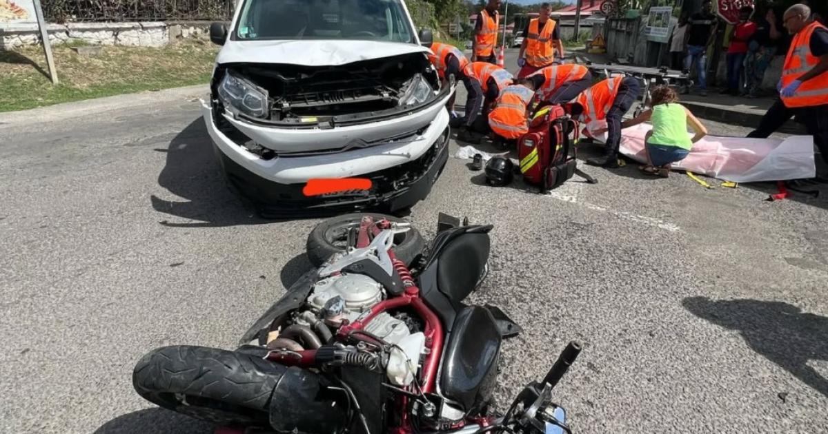     Accident grave impliquant une moto à Sainte-Anne

