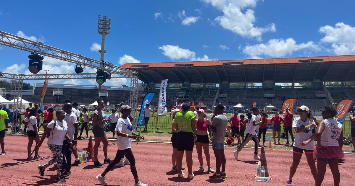     [EN IMAGES] 10 000 participants réunis au Relais pour la Vie au stade Pierre Aliker

