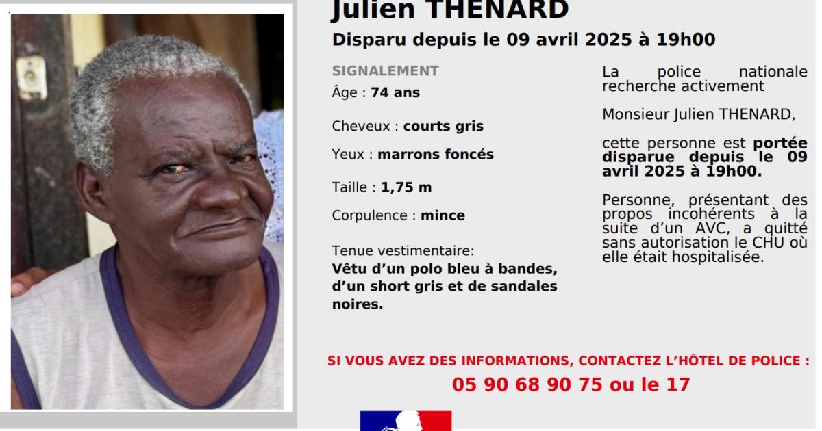     Disparition inquiétante : un appel à témoins pour retrouver Julien Thenard

