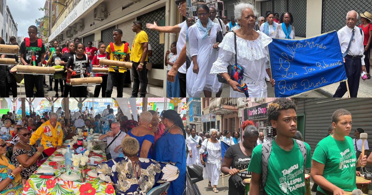     230 aînés à la fête à Bô Kannal, à Fort-de-France

