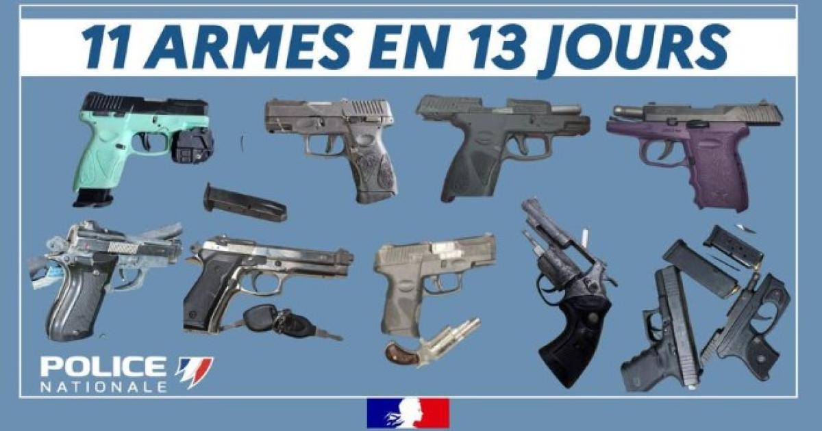     La police retire 11 armes de la circulation en 13 jours en Guadeloupe

