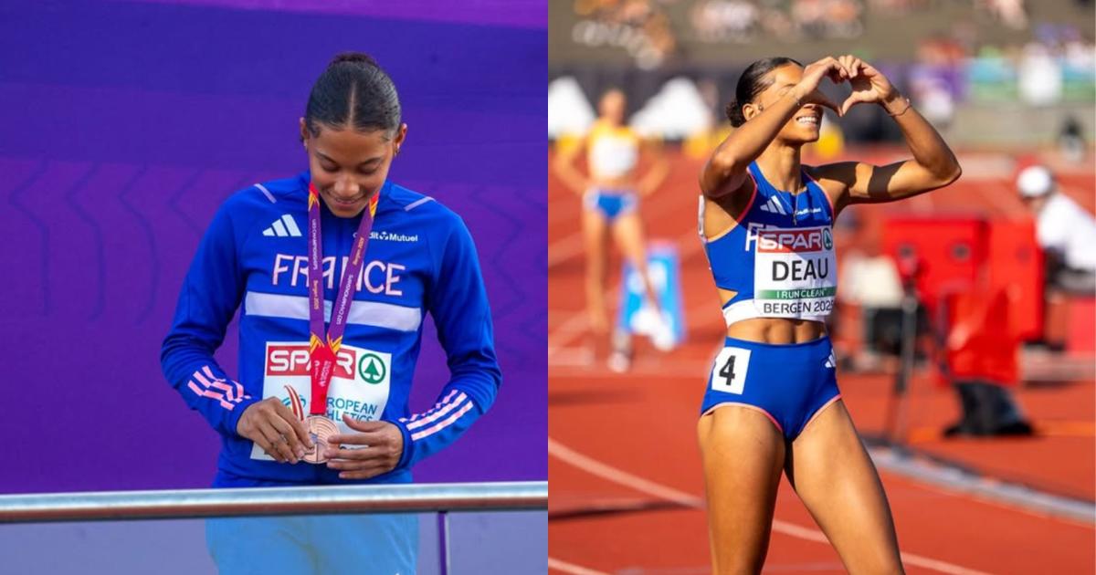     Athlétisme. La Martiniquaise, Alexe Déau, remporte deux médailles de bronze des Europe U23

