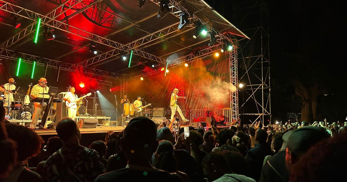     Kaï fait vibrer le parc floral Aimé Césaire à Fort-de-France

