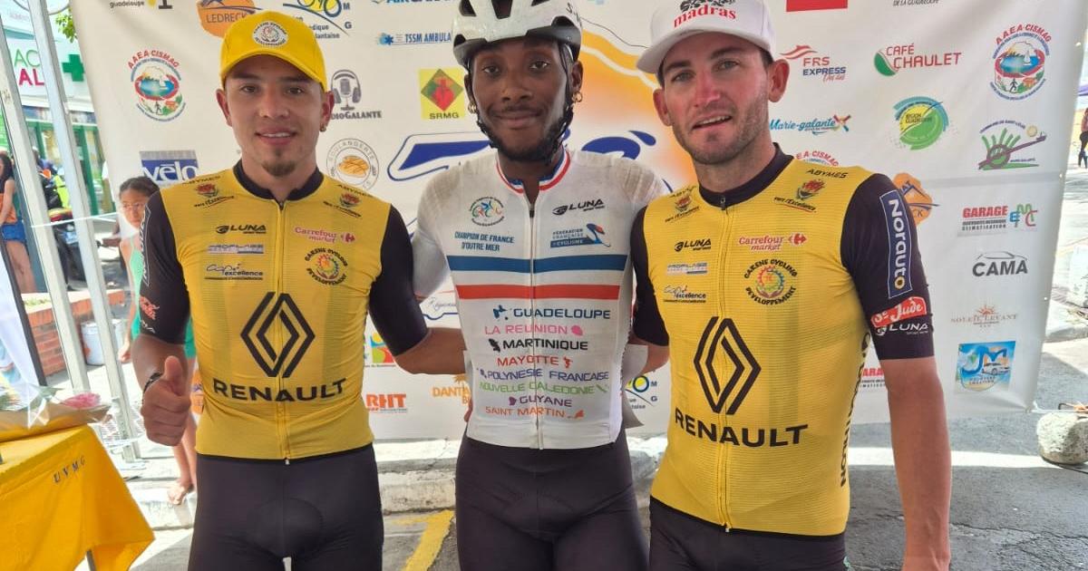     CYCLISME. Damien Urcel vainqueur de la 1ère étape du Tour de Marie-Galante, Benjamin Le Ny maillot jaune

