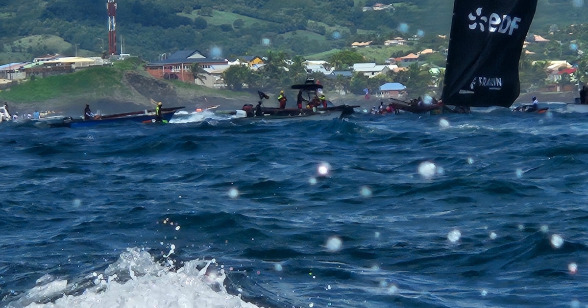     Mario Malfleury débarqué de la yole CTDM/EDF/Fraiken

