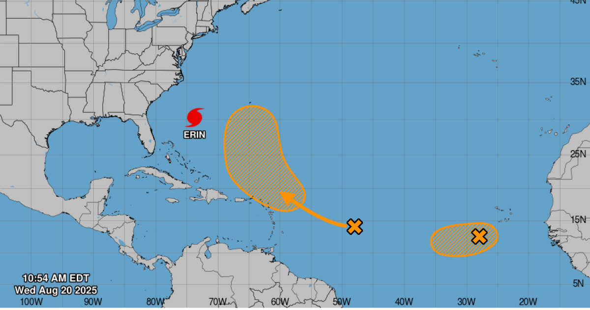     Deux ondes tropicales vont impacter la météo des îles du centre de l'arc antillais

