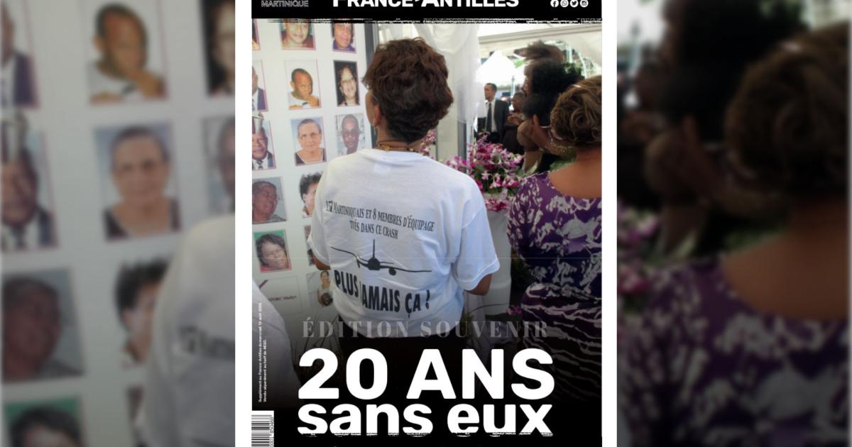     France-Antilles consacre son numéro spécial aux 20 ans du crash de Maracaïbo


