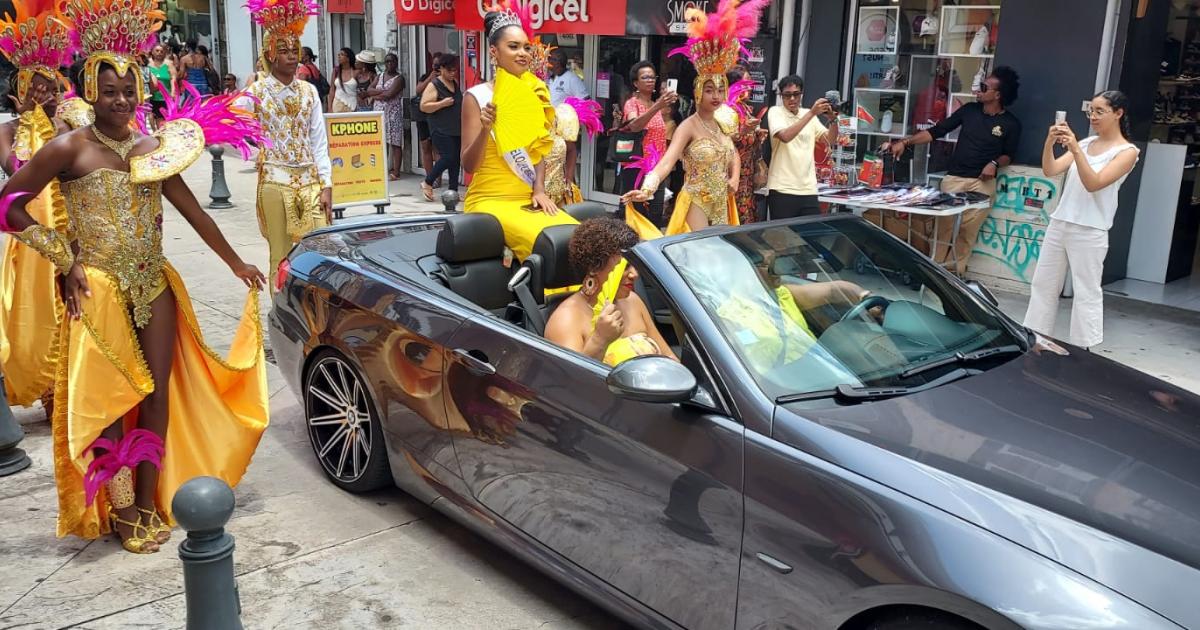     [EN IMAGES] Naomi Torrent, Miss Guadeloupe 2025, accueillie en fanfare à Basse-Terre

