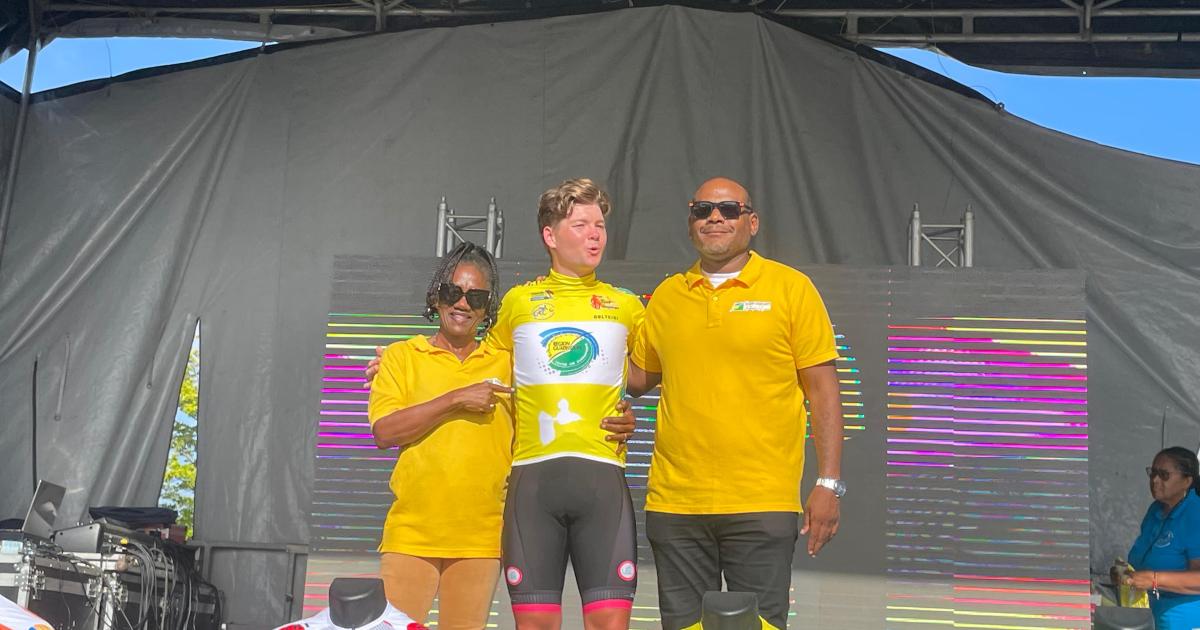     [CLASSEMENT ET IMAGES] Tour cycliste de Guadeloupe 2025 : Kaden Hopkins (USL), le TGV Lamentinois, ouvre les hostilités 

