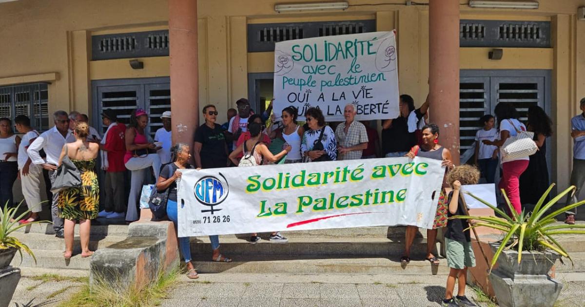     La Martinique rejoint le mouvement des appels à la solidarité pour la Palestine

