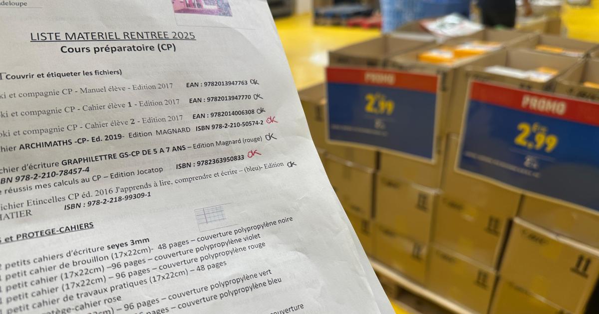     Fournitures scolaires : derniers achats avant la rentrée

