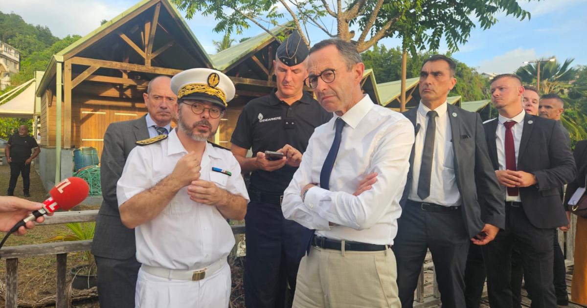     Bruno Retailleau annonce une série de moyens pour lutter contre le narcotrafic en Martinique


