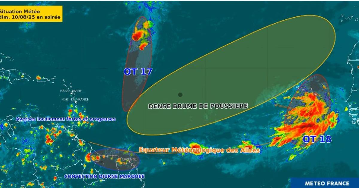     Une onde tropicale localisée au Cap Vert sous haute surveillance aux Antilles

