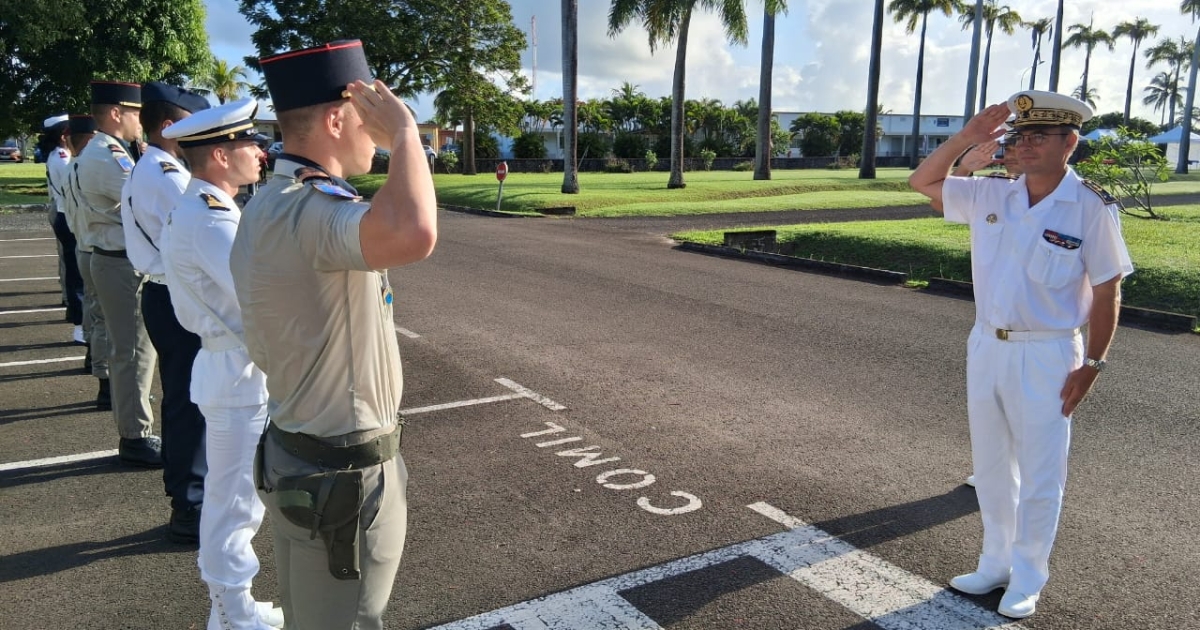     Visite du nouveau contre-amiral des forces armées aux Antilles

