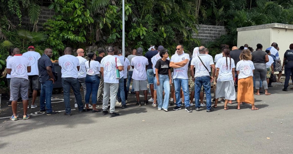     Alliance police nationale mobilisée au Morne Vergain 

