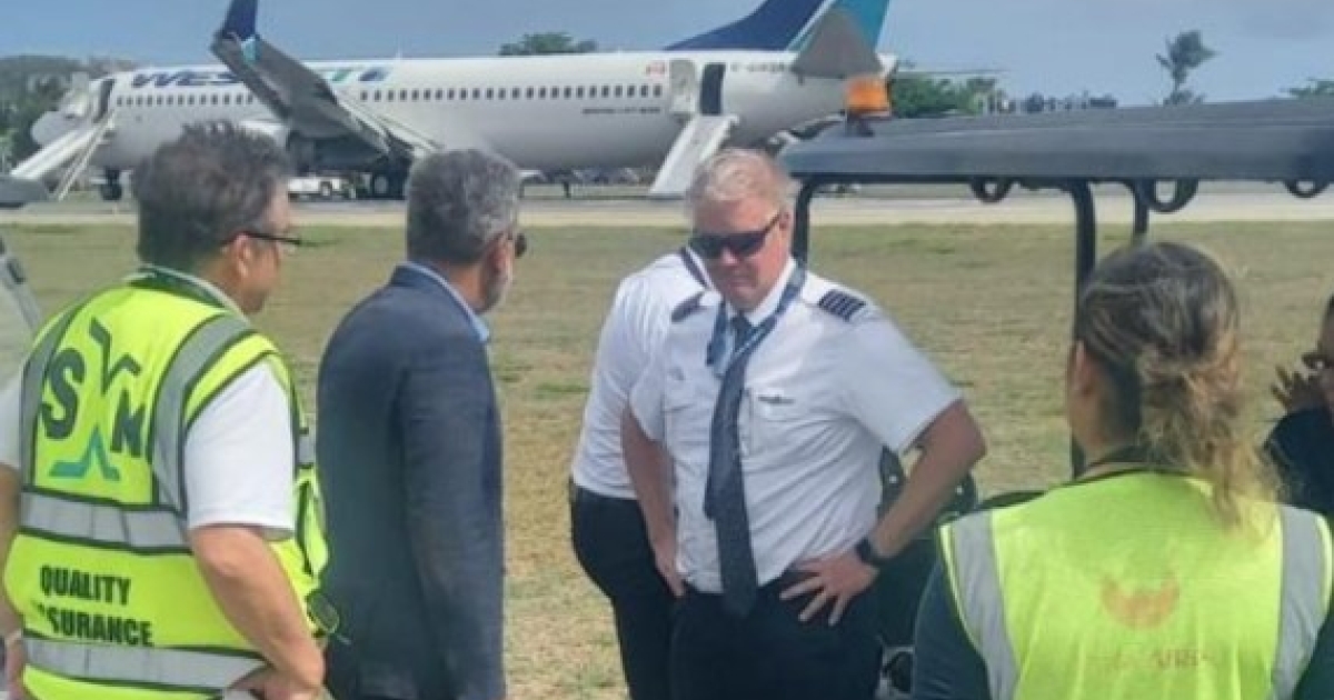     Aéroport de Sint Maarten : incident à l’atterrissage d’un vol de la compagnie WestJet 

