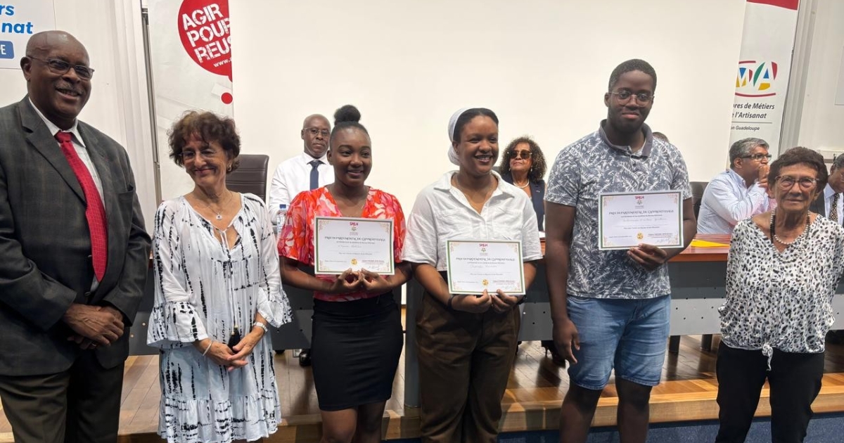     Des jeunes apprentis méritants récompensés à Basse-Terre


