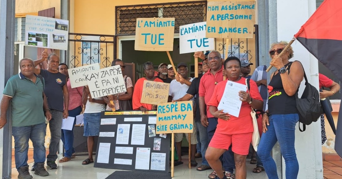     A Ajoupa-Bouillon, les habitants de la cité Grenade poursuivent leur combat contre l’amiante

