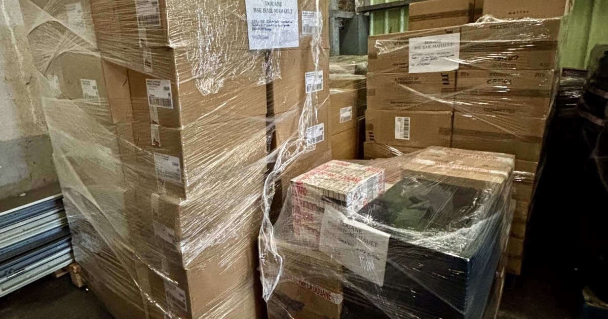     Contrebande : plus d'une tonne de cigarettes et 3600 litres d'alcool saisis à Jarry

