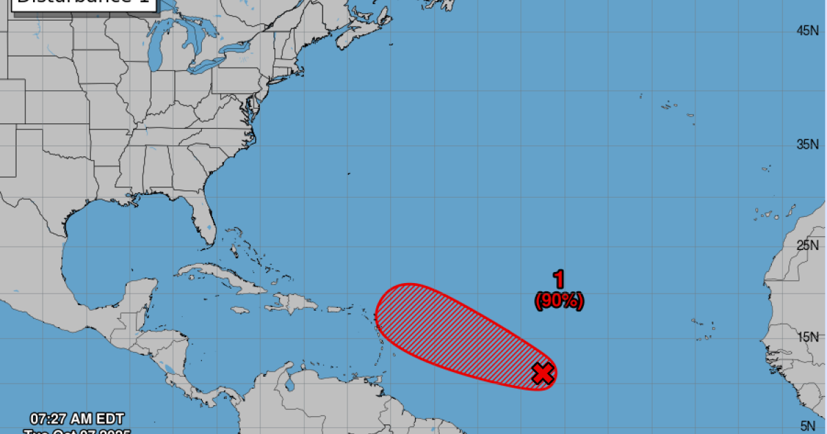     Une onde tropicale sous surveillance du NHC montre des signes d’organisation

