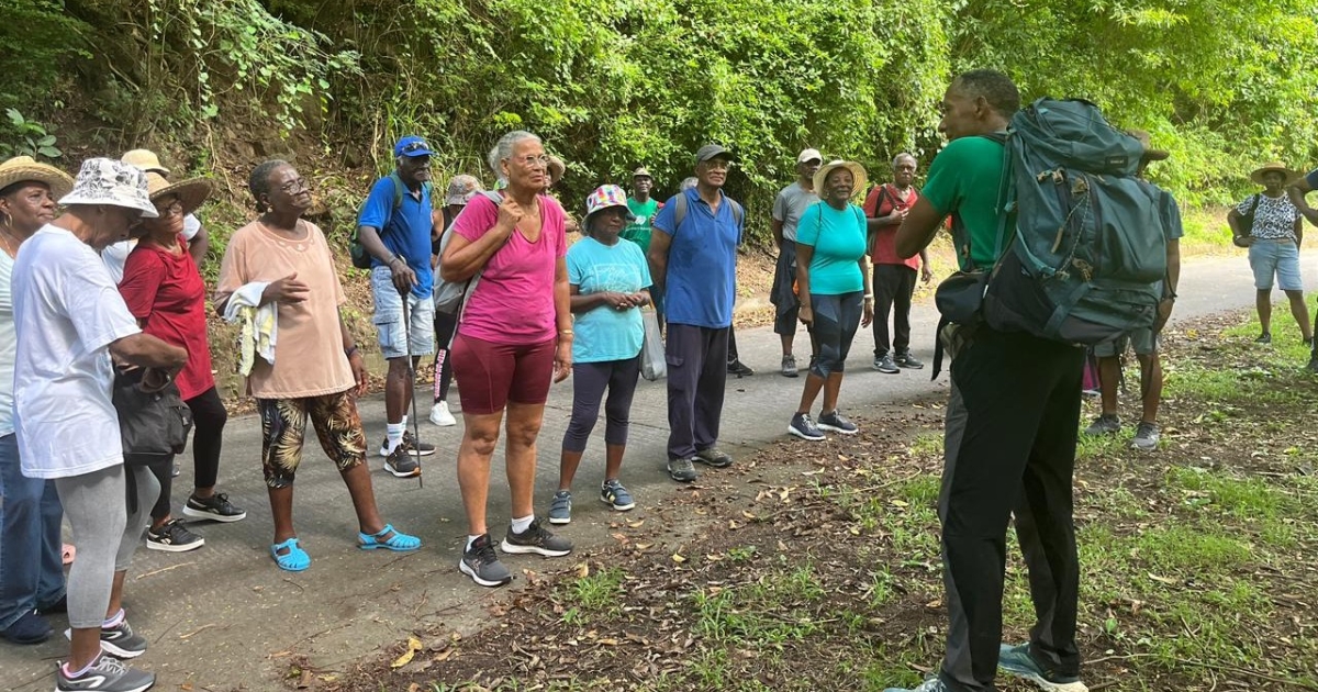     [EN IMAGES] Jeunes et seniors réunis pour une Marche bleue au Carbet

