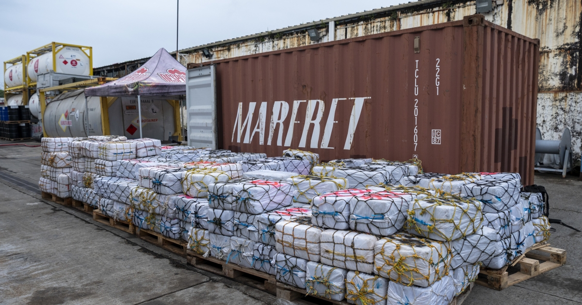     Plus de sept tonnes de cocaïne saisies par la Marine nationale, aux Antilles

