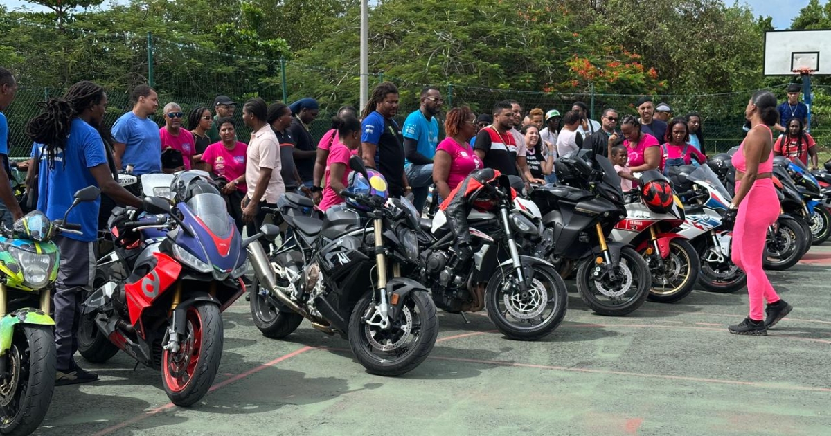     "Gwada Bikers Queens" offre une belle visibilité pour deux causes importantes 

