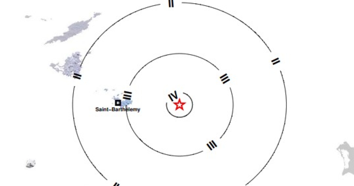     Un séisme de magnitude 3,9 enregistré à l’Est de Saint-Barthélemy

