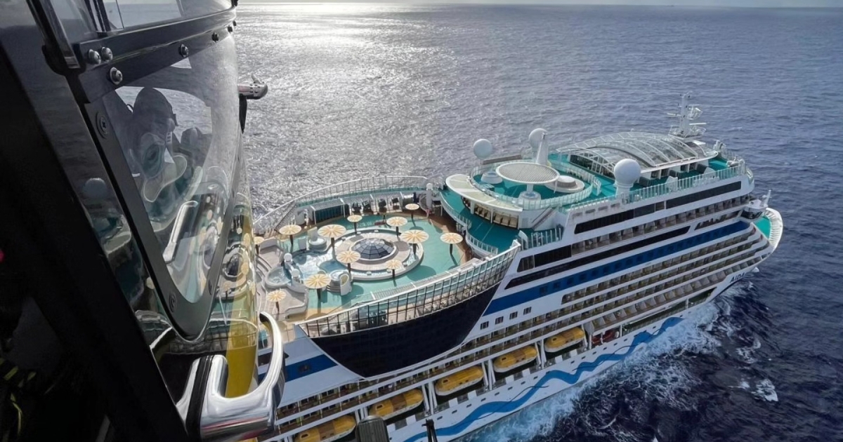     Un passager d'un navire de croisière évacué en urgence par les secours en mer vers le CHU

