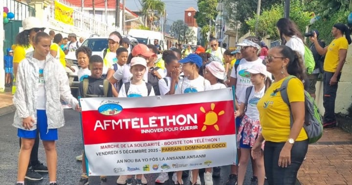     Un millier d’enfants marchent pour le Téléthon entre Saint-Claude et Basse-Terre

