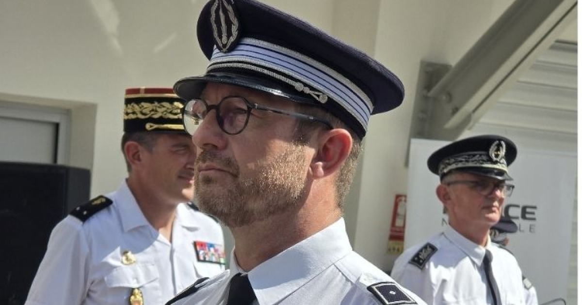     Stéphane Gagne, nouveau commandant de la police nationale à Basse-Terre

