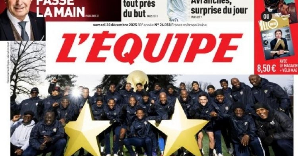     Coupe de France : l'AS Gosier, en Une de l'édition Antilles de L'Equipe

