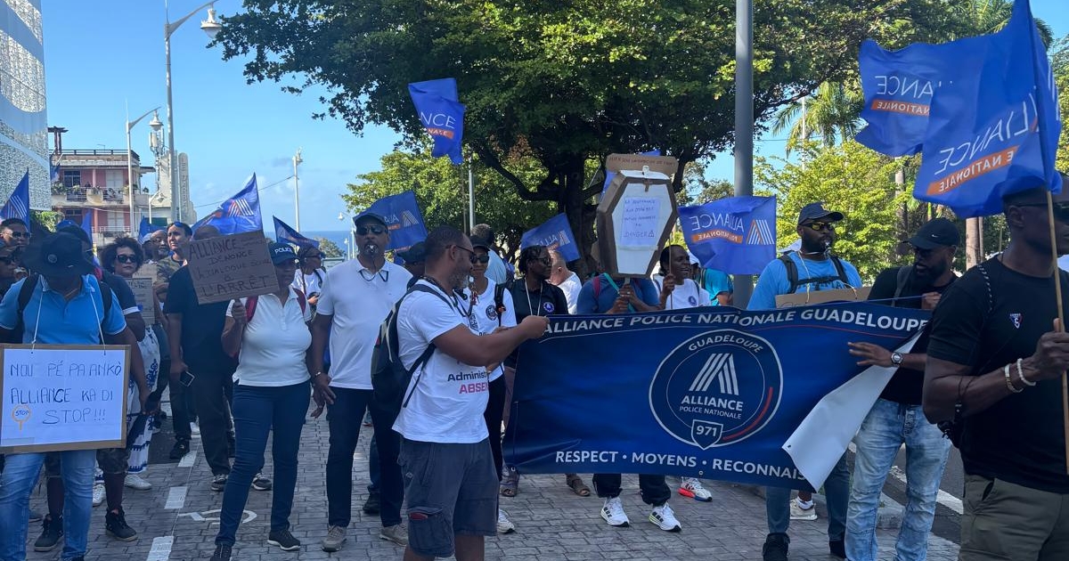     Insécurité en Guadeloupe : le cri d'alarme du syndicat Alliance Police Nationale réuni à Basse-Terre

