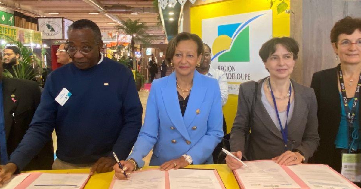     Accord signé entre la Région, l'INRAE et le Cirad pour la souveraineté alimentaire et économique de la Guadeloupe

