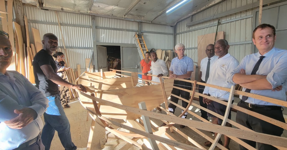     Filière nautique en Guadeloupe : le préfet en visite sur le chantier naval Forboat à Pointe-à-Pitre

