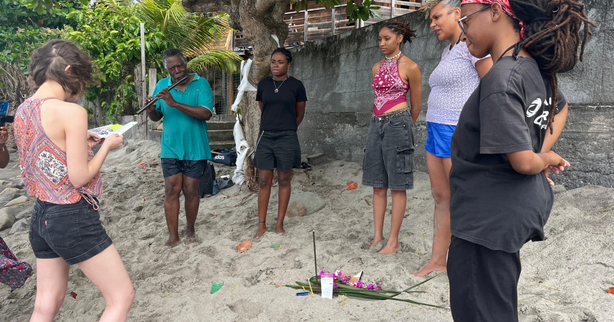     Le workshop « Temple of Love » : l'artiste Gaëlle Choisne prépare la restitution au Campus Caraïbéen des Arts

