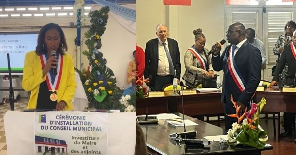     Aurélie Nella et Jean-Marc Bocquet, maires de Ducos et de Case-Pilote, installés officiellement

