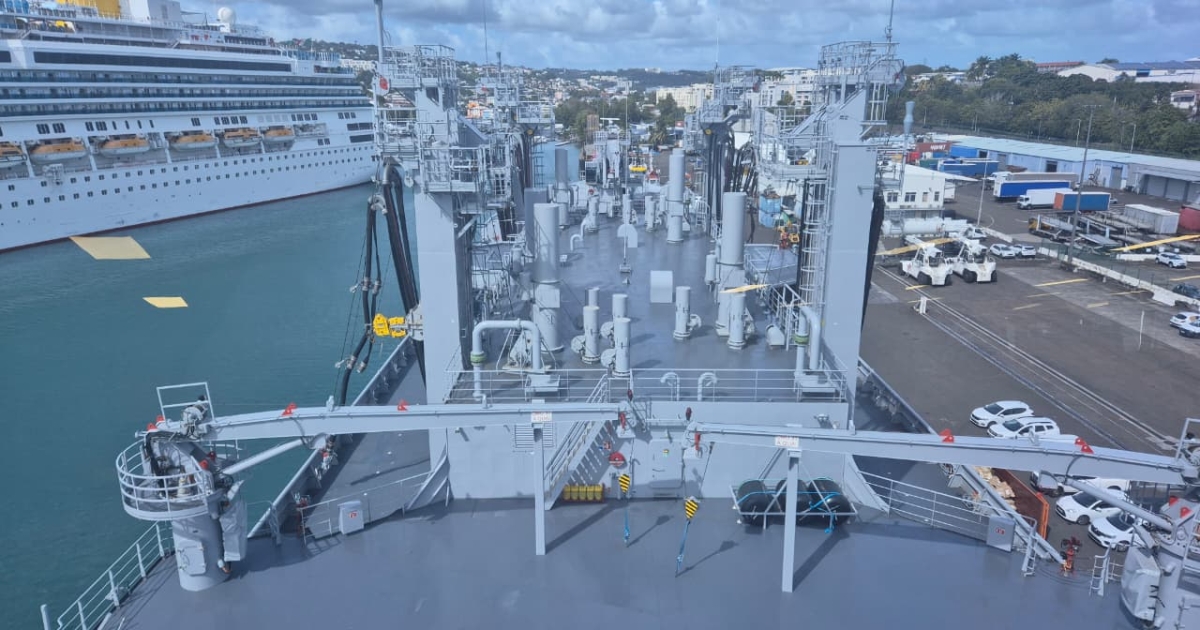     Jacques Stosskopf, le nouveau géant de la Marine nationale fait une escale en Martinique

