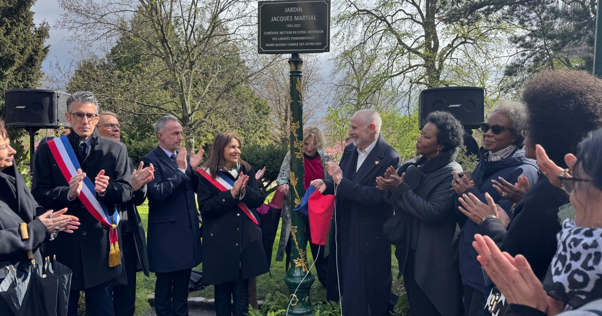     La ville de Paris inaugure un jardin au Trocadéro à l'honneur de l'acteur Jacques Martial


