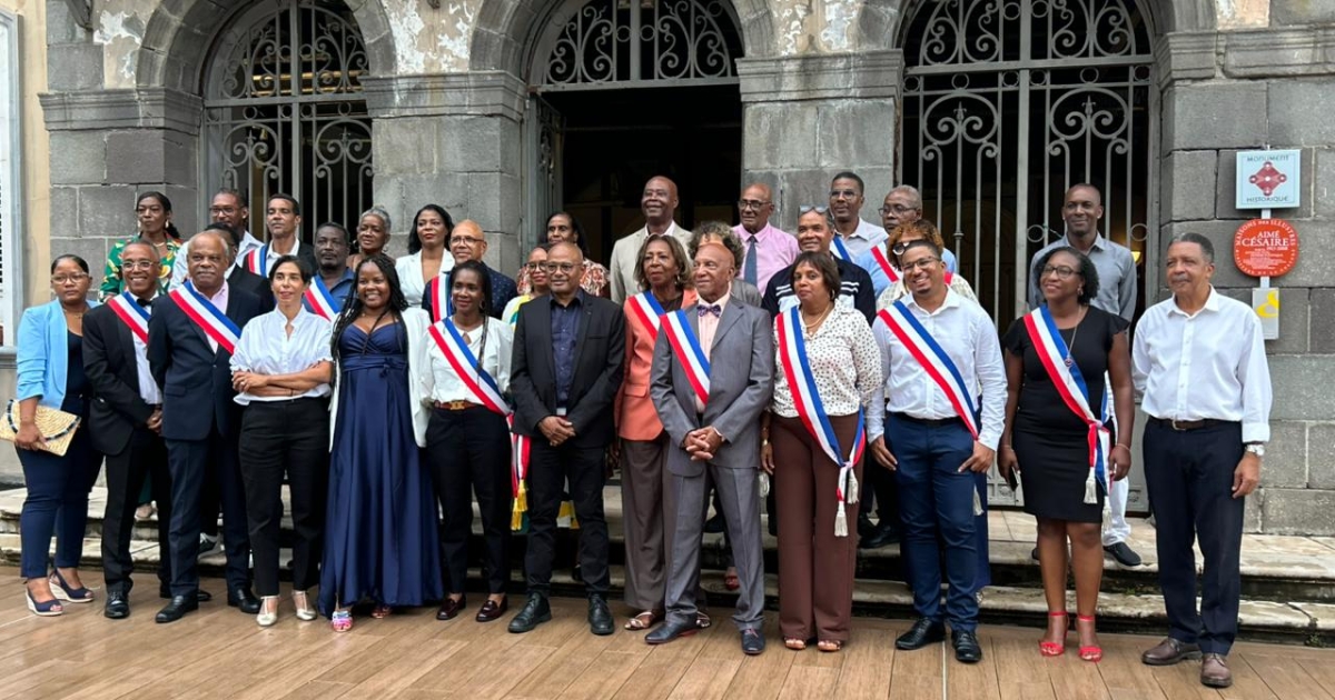     Didier Laguerre installé à l'hôtel de ville de Fort-de-France pour son troisième mandat de maire

