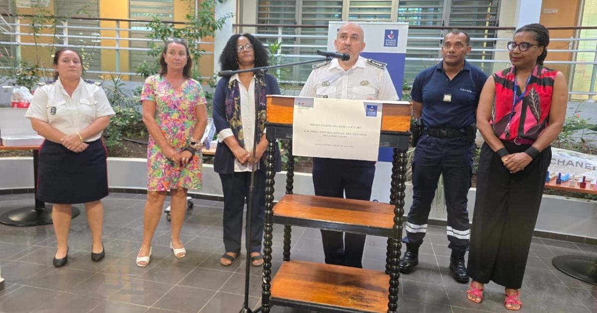     Le bilan des saisies des douanes en forte hausse en Guadeloupe

