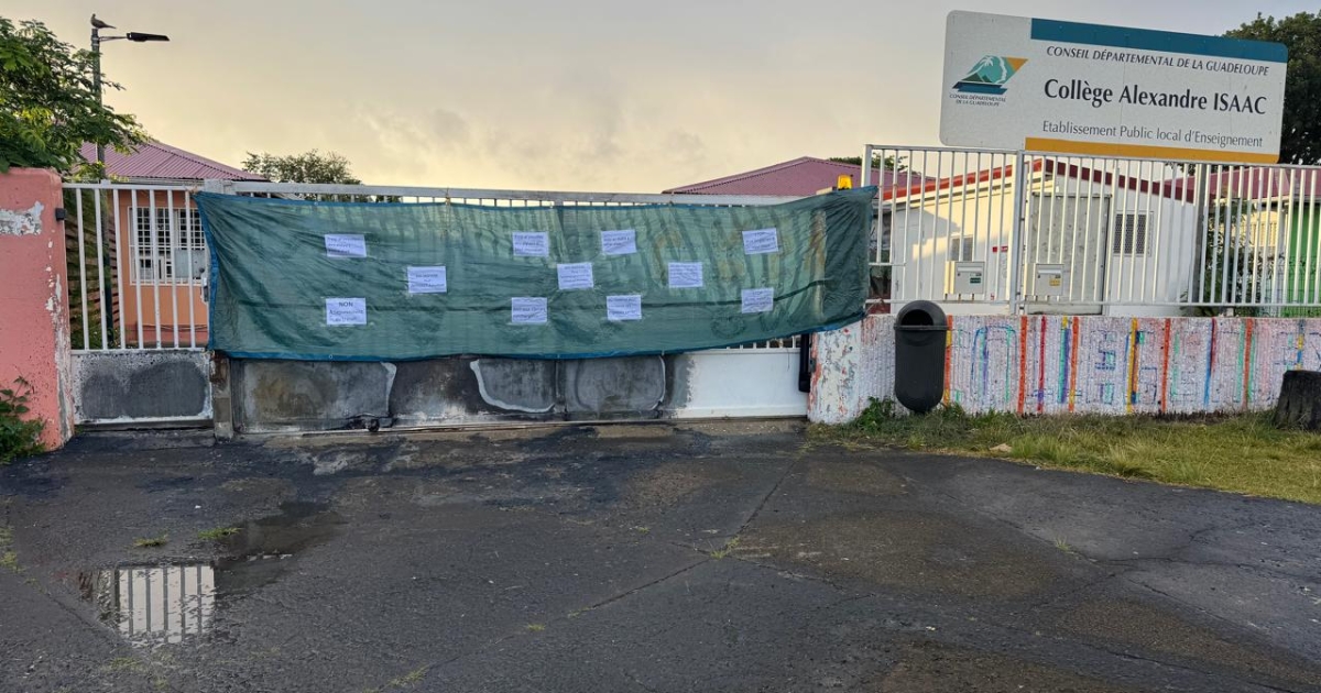     Grève contre les suppressions de postes : plusieurs écoles fermées aux Abymes et à Sainte-Anne

