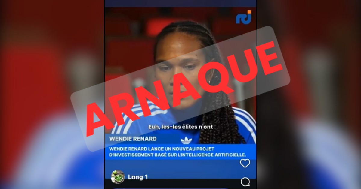     Intelligence artificielle et arnaque : des escrocs utilisent l'image de Wendie Renard et de RCI


