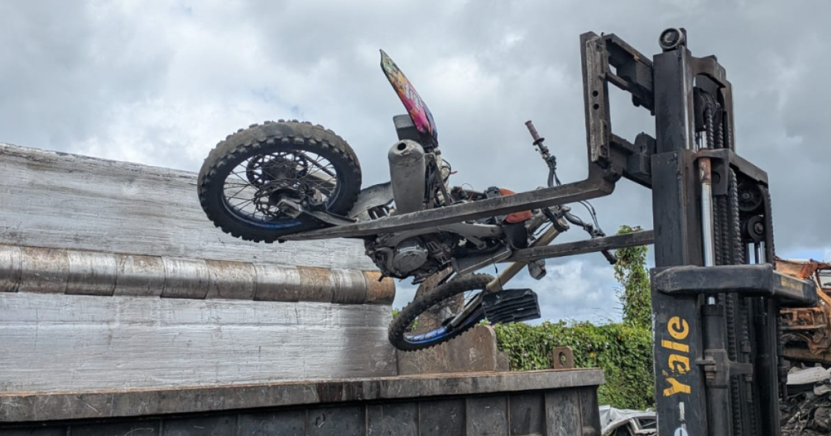     Rodéo sauvage : déjà averti, il récidive et sa moto est cette fois détruite

