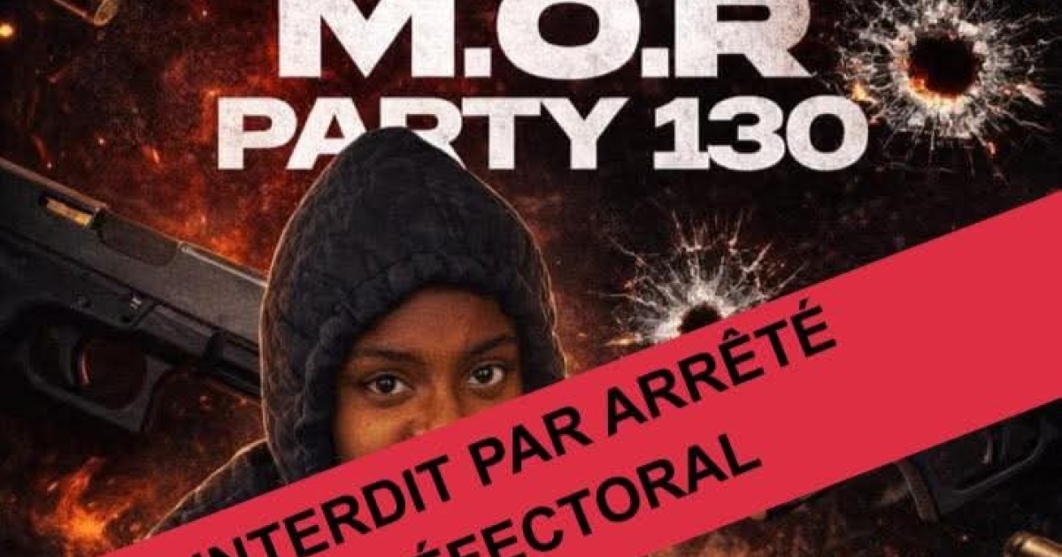     Arrêté préfectoral : la fête « M.O.R. Party 130 » interdite à Capesterre-Belle-Eau pour risques de troubles

