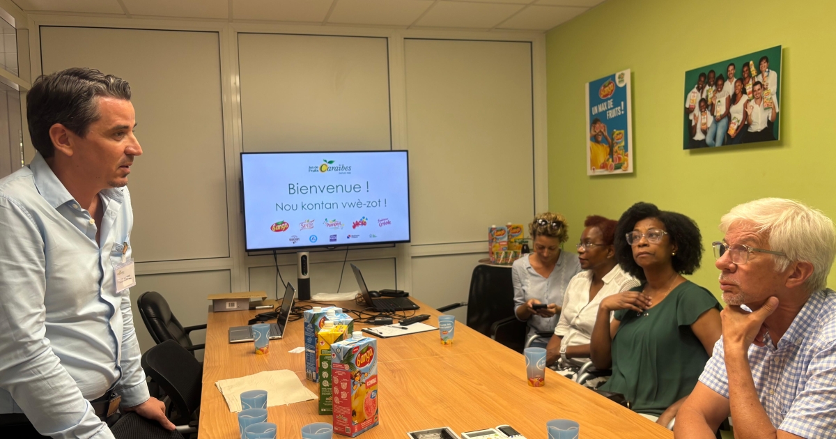     Bologne, Jus de Fruits Caraïbes... Le Préfet Thierry Devimeux au cœur des filières industrielles de la Basse-Terre

