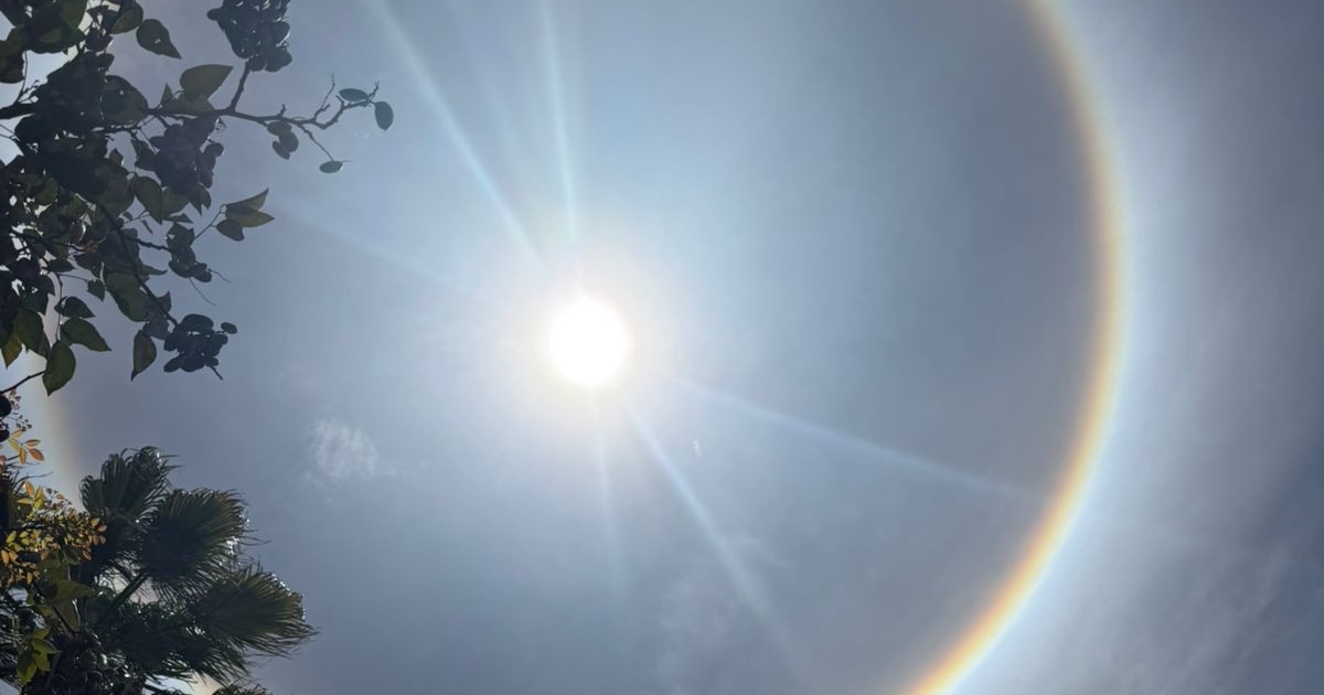     [VIDEO] Un "parhélie" dans le ciel : quel est ce phénomène observé ce samedi en Guadeloupe ?

